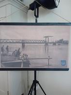Leuke wandhanger van stof oud Kampen., Ophalen