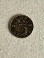 Nederlandse Stuiver 5 cent 1952 juliana, Ophalen of Verzenden, Koningin Juliana, 5 cent, Losse munt
