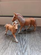 Schleich Horse Club 13812 Haflinger merrie met veulen, Ophalen of Verzenden, Zo goed als nieuw, Paard, Beeldje of Figuurtje