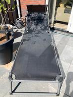 Ligbed, Tuin en Terras, Ligbedden, Ophalen, Gebruikt, Aluminium, Inklapbaar