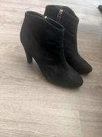 Zwarte schoenen/laarsjes met hak maat 41, Ophalen of Verzenden, Gedragen, Zwart, Overige typen