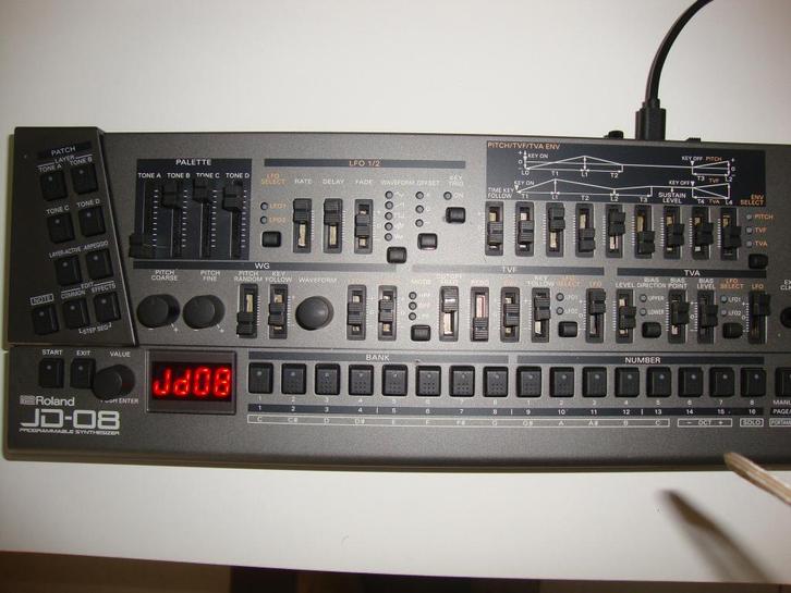 Roland JD-08 soundmodule, Muziek en Instrumenten, Soundmodules, Zo goed als nieuw, Roland, Ophalen of Verzenden