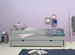 Bopita Jonne met lade 90x200 Pure Grey, 85 tot 100 cm, Nieuw, Ophalen of Verzenden, Lattenbodem