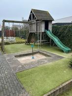 Speelhuisje (incl. zandbak en kunstgras), Ophalen, Gebruikt, Schommel