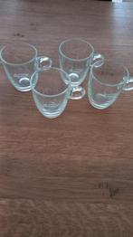4 Pickwick theeglazen, Huis en Inrichting, Keuken | Servies, Glas of Glazen, Gebruikt, Ophalen of Verzenden, Glas