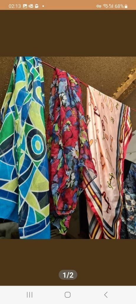 Echt zijde sjaals (2 pieces left), Kleding | Dames, Mutsen, Sjaals en Handschoenen, Nieuw, Sjaal, Ophalen