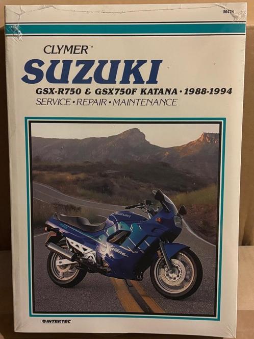 SUZUKI GSX-R750 GSX750F KATANA 1988-1994 Clymer manual NIEUW, Motoren, Handleidingen en Instructieboekjes, Suzuki, Ophalen of Verzenden