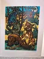 Jan Battermann "De Raaf en de Vos", Ophalen