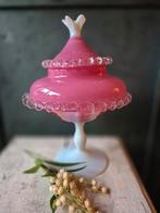 Opaline Bonbonnière Jaren 50/60, Antiek en Kunst, Curiosa en Brocante, Ophalen of Verzenden