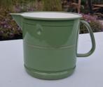 Groene emaille melkkan, Antiek en Kunst, Ophalen of Verzenden