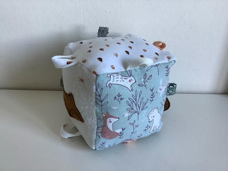 Zachte Speelkubus voor Baby's, Kinderen en Baby's, Speelgoed | Babyspeelgoed, Nieuw, Overige typen, Met geluid, Ophalen of Verzenden