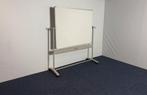 2 x Verrijdbaar whiteboard IVOL, grijs/wit, 150 x 120 cm.