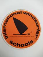 Sticker.  International Windsurfer schools., Verzamelen, Stickers, Ophalen of Verzenden, Zo goed als nieuw