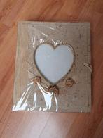 Nieuw fotoalbum van handgeschept papier met hart, Ophalen of Verzenden, Nieuw, Fotoalbum