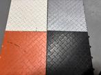 Racedeck Vloertegels 30x30cm - 15m2 - Oranje, Wit, Grijs, Zw, Ophalen, Gebruikt, Overige typen, Minder dan 50 cm