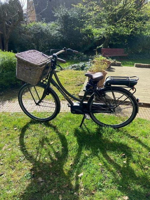 Cortina E-U4 electrische dames- transportfiets, Fietsen en Brommers, Fietsen | Dames | Omafietsen, Gebruikt, 56 cm of meer, Handrem