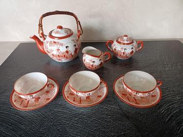 Te koop: Japans thee-serviesje van eierschaalporselein beschikbaar voor biedingen
