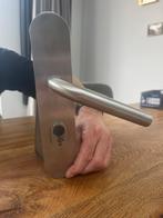 Binnen Deurbeslag rvs, Doe-het-zelf en Verbouw, Ophalen of Verzenden, Zo goed als nieuw, Rvs, Klink of Kruk