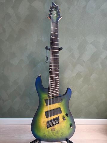Cort KX508MS-II 8-String Multi-Scale, Marina Blue Burst beschikbaar voor biedingen