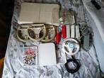 Wii RVL-001/EU spelcomputer, Ophalen of Verzenden, Gebruikt, Met 3 controllers of meer, Met games