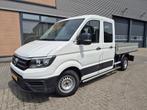 Volkswagen Crafter 35 2.0 TDI openlaadbak dc 7-pers 80dkm eu, Stof, Gebruikt, 4 cilinders, 7 stoelen