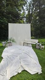 Backdrop bruiloft - 2.40 hoog, Caravans en Kamperen, Ophalen, Zo goed als nieuw
