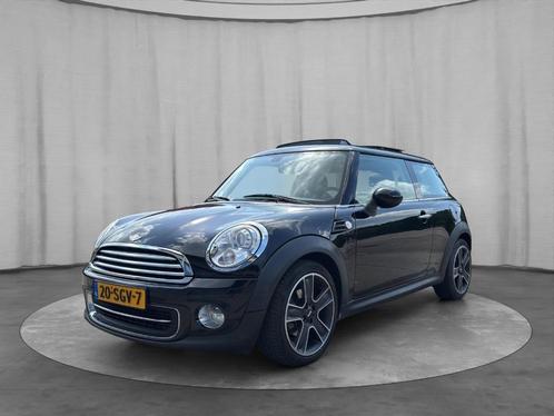 Mini 1.6 ONE 2011 Zwart, Auto's, Mini, Bedrijf, Cooper, ABS, Airbags, Airconditioning, Bluetooth, Boordcomputer, Centrale vergrendeling
