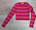 ZARA M 38 Top Truitje Roze Rood gestreept lange mouwen, Maat 38/40 (M), Zara, Ophalen of Verzenden, Zo goed als nieuw