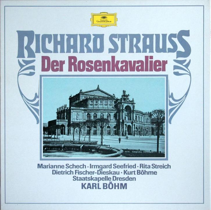 Richard Strauss - Der Rosenkavalier - Karl Böhm (4 lp's), Cd's en Dvd's, Vinyl | Klassiek, Zo goed als nieuw, Romantiek, Opera of Operette
