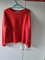 Rode trui met parels maat S, Kleding | Dames, Truien en Vesten, H&M, Ophalen of Verzenden, Maat 36 (S), Gedragen