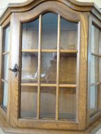 Vintage vitrinekast vitrinekastje hangkastje Afhaalprijs 45e, Huis en Inrichting, Kasten | Vitrinekasten, Glas, Minder dan 25 cm