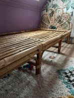 Rotan kinderbed Evy Karwei, Ophalen, 85 tot 100 cm, Zo goed als nieuw, Lattenbodem