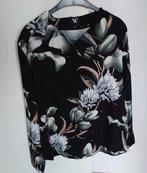 Dames blouse mt M lange mouwen NU Denmark, Maat 38/40 (M), Verzenden, Zwart, Zo goed als nieuw