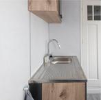 Wandpaneel Messina wit-lichtgrijs keuken achterwand badkamer, Ophalen, Overige materialen, 40 tot 60 cm, Wandtegels