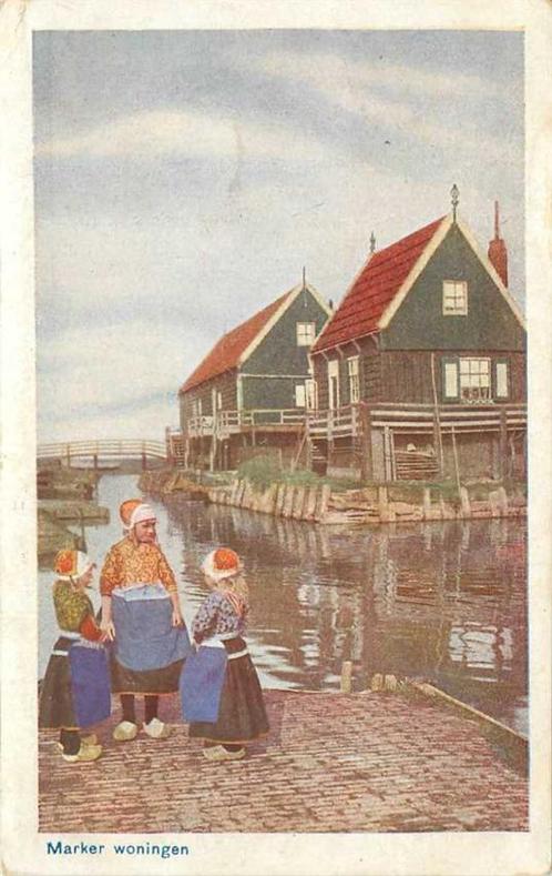 (300-436-057) Marken Marker Woningen, Verzamelen, Ansichtkaarten | Nederland, Noord-Holland, Verzenden