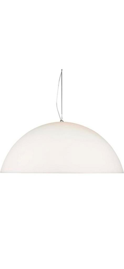 8 Formadri hanglamp basic dome kayradome 60 cm kunststof wit, Huis en Inrichting, Lampen | Hanglampen, Zo goed als nieuw, Minder dan 50 cm