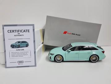 Dealer Audi RS6 Avant C8 1/199 1:18 Nieuw 