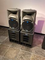 Mackie set Swa1501 srm450, Zo goed als nieuw, 120 watt of meer, Front, Rear of Stereo speakers, Ophalen