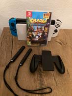 Nintendo switch + Crash Bandicoot (kaarrtje), Spelcomputers en Games, Ophalen, Zo goed als nieuw, Met 1 controller, Switch Original