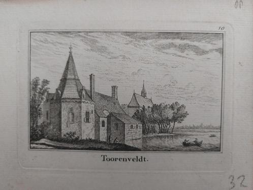 88 / Toorenveldt - Torenveld Oegstgeest door A. Rademaker, Antiek en Kunst, Kunst | Etsen en Gravures, Ophalen of Verzenden