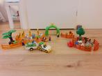 Playmobil 123 dierentuin COMPLEET met heel veel extra's, Kinderen en Baby's, Complete set, Gebruikt, Ophalen of Verzenden