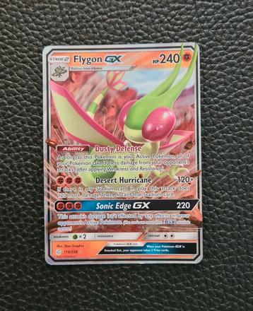 Flygon GX 110/236 Sun&Moon Pokémon kaart beschikbaar voor biedingen