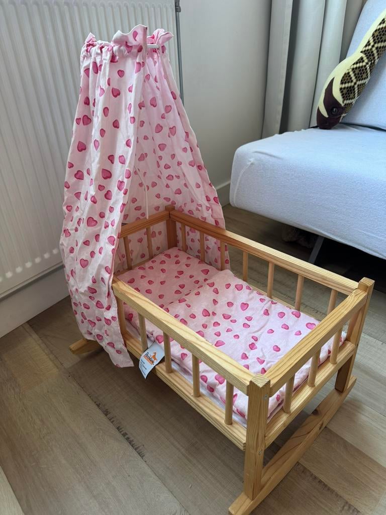 Poppenwieg Pinolino, Kinderen en Baby's, Speelgoed | Poppen, Gebruikt, Babypop, Ophalen