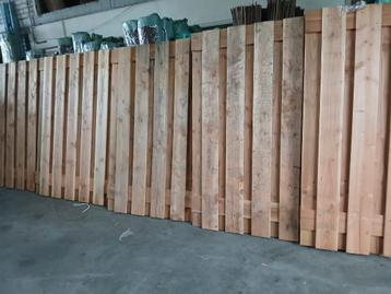 5x Douglas scherm 180 x 180 cm 13+2 planks beschikbaar voor biedingen