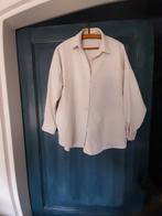 ZARA dames fijne rib blouse S/M, Ophalen of Verzenden, Zo goed als nieuw, Beige