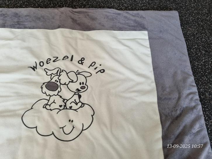 Boxkleed Woezel en Pip, Tiamo Colletion, Kinderen en Baby's, Boxen, Zo goed als nieuw, Rechthoekig, Boxkleed, Ophalen of Verzenden