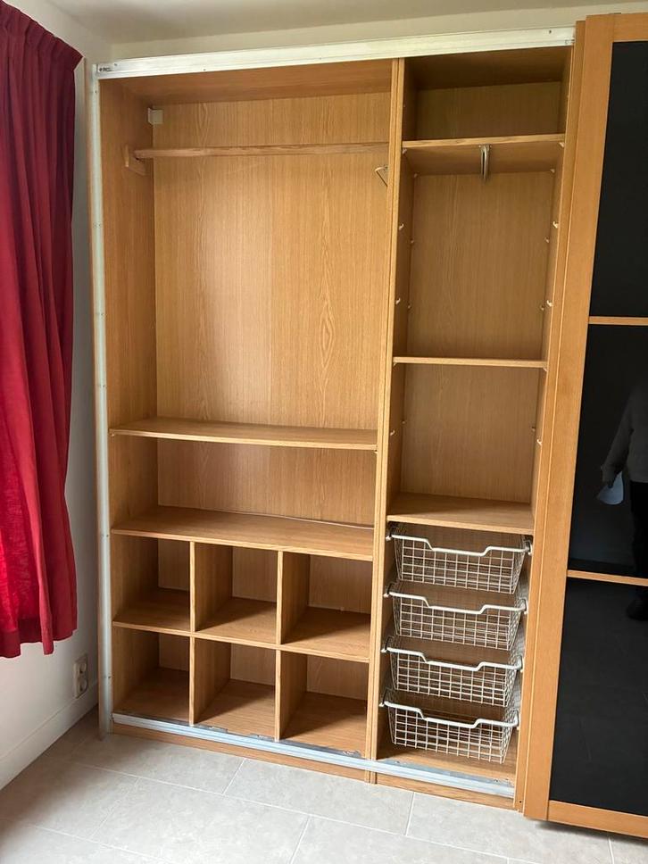 IKEA Pax Kledingkast met Schuifdeuren, Huis en Inrichting, Kasten | Kledingkasten, Gebruikt, 200 cm of meer, 200 cm of meer, 50 tot 75 cm