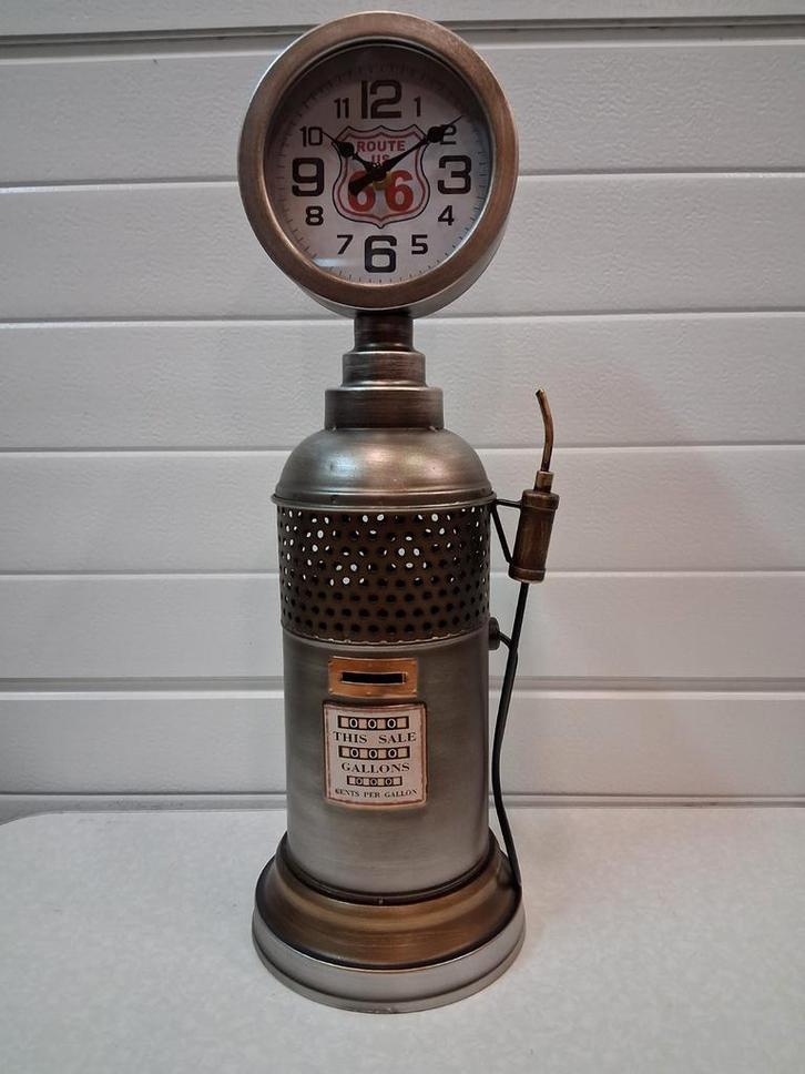Tafelklok benzinepomp, Verzamelen, Retro, Huis en Inrichting, Ophalen of Verzenden