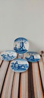 4 Vintage Wandbord borden Holland Delfts Blauw, Antiek en Kunst, Ophalen of Verzenden