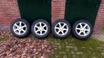 Alu velgen met winterbanden. 195x65 R15., Auto-onderdelen, Banden en Velgen, 15 inch, Velg(en), Winterbanden, Ophalen